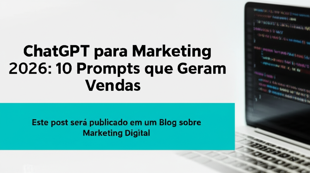 ChatGPT para Marketing 2026 10 Prompts que Geram Vendas