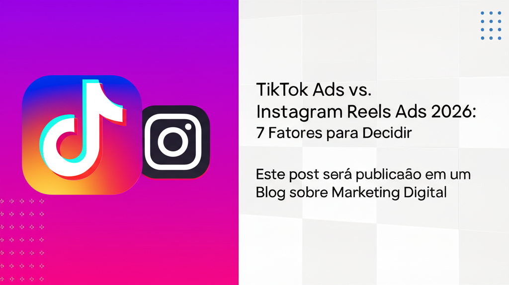 TikTok Ads vs Instagram Reels Ads 2026 7 Fatores para Decidir
